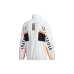 Adidas Essentials Logotipo Spausdinimo Sportinė Striukė Su Stovu Vyri&scaron;ka Striukės Pilka HN8480 XS