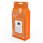 Sūrio vandens avarinė lempa Ne&scaron;iojamas LED kempingo žibintas Nereikalauja baterijų stovyklavimui lauke oranžinė