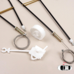 BWR5489 elektrinio lango pakėlimo reguliatoriaus komplektas priekinės de&scaron;inės durys, skirtos Iveco Stralis MK1 EuroCargo EuroTech EuroTrakker Truck 504040988