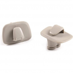 ABS plastiko vidaus stogo kablio pakabos kablio apdaila tinka Volvo V90 S90 XC40 XC60 XC90 2015-2020 2021 2022 m.(Juoda)