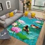 3D jūros paplūdimio kilimas svetainei miegamojo neslystantis salonas sofa grindys didelio ploto dekoro kilimėlis namo prie&scaron;kambaris balkonas vonios kambario kilimėlis 200x300Cm