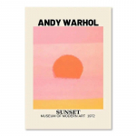 Galerija Wall Art Picasso plakatas ir spaudinys Keitho saulėlydžio drobės tapybos sienų plakatai, skirti gyvenamojo kambario namų dekoravimui 21cm&times;30cm NoFrame