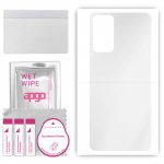 apgo Ultra Clear Protective Skin Sticker for the back compatible with Samsung Galaxy Quantum2, Wrap Film, Hydrogel Film, Flexible, Soft TPU with posit