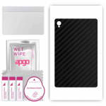 apgo Protective Skin Sticker for the back compatible with Lenovo Tab K10, Wrap Film, Foil, Vinyl - Pattern Carbon Black