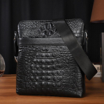Krokodilo ra&scaron;tas Natūralios odos vyri&scaron;kas krep&scaron;ys per petį Nauja madinga vertikali korėjieti&scaron;ka versija Verslo laisvalaikio vyri&scaron;kas krep&scaron;ys Crossbody Bag Kuprinė