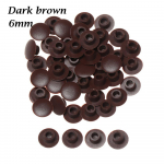 Gręžimo skylė Ki&scaron;tukinė skylė Ornamentas Sraigtas Dekoras Dulkių kam&scaron;tis Kam&scaron;tis Baldų Skylių Uždangalai Apsauginis dangtelis 6mm-dark brown