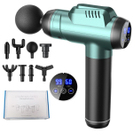 99 Level Muscle Message Gun Fascia Body Massager LED ekranas Įkraunamas Fascia pistoletas su 8 masažo galvutėmis fitneso raumenų masei