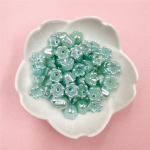 Auk&scaron;tos kokybės rankų darbo 9*6,7 mm Pakalnutės Akrilo palaidi karoliukai Priedai Gėlių laikiklis &bdquo;Pasidaryk pats&ldquo; raktų pakabukas Medžiaga Auskarai Papuo&scaron;alų kūrimas žalia