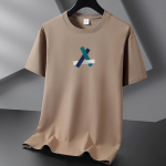 Vasaros mados 10 spalvų grynos medvilnės vyri&scaron;ki mar&scaron;kinėliai apvaliu kaklu trumpomis rankovėmis laisvi vyri&scaron;ki mar&scaron;kinėliai didelio dydžio S-6XL 6XL balta