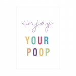 Vonios kambarys Juokingi žodžiai Spaudiniai Plakatas Sienos Paveikslas Tualeto dekoras Be rėmelio A5-15*21cm