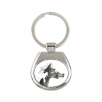 American Paint Horse - keychain with a horse, keychain with a print, personalized pendant from the Art-Dog brand sidabras