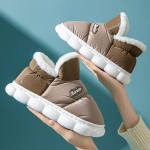 Medvilniniai batai tėvams, mažiems, vidutiniams ir dideliems vaikams, suaugusiems su storu aksomu, poros neslystantys batai, skirti naudoti namuose