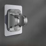 Slėginio du&scaron;o galvutės komplektas su masažo antgaliu &ndash; nereikia perforuoti Shower head punch-free bracket