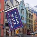 Vėliava 2024 Lauko Dvipusė 3 Sluoksnių 240D Poliesteris 2024 Vėliava Siuvimas 4 Eilėmis Siūlų Su Drobiniu Kra&scaron;tu ir Žalvarinėmis Kilpomis Kambariui Kiemui Sienai Langui One Size