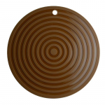 Indukcinės viryklės kilimėlis 18 x 18 x 0,35 cm, silikoninis, neplaunamas, vandeniui atsparus, aliejui atsparus padėkliukas stiklinėms, &scaron;ilumą izoliuojantis kilimėlis, vienspalvis