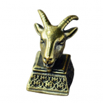 Gyvūnų miniatiūrinės klasikinės zodiako figūrėlės Dekoratyvinės žalvario, atsparios dilimui, patvarios kasdieniam gyvenimui Goat