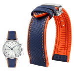 Klasikinis 20 mm, 21 mm, 22 mm drobės nailono dirželis &bdquo;Seiko&ldquo; laikrodžiams, guminis dirželis, vandeniui atsparus laikrodžių dirželis vyrams, skirtas &bdquo;Tissot Citizen Mido&ldquo; laikrodžių priedams 21mm