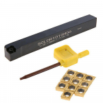 SCLCR1010H06 tekinimo staklių tekinimo įrankių laikiklis gręžimas + 10 vnt CCMT0602 karbido įdėklai