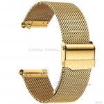 Greitai atsegama Milano dirželio universali apyrankė, skirta DW 20 mm 22 mm 12 mm 14 mm 16 mm 17 mm 19 mm 21 mm 24 mm 18 mm 0,6 tinklelio nerūdijančio plieno 22mm auksas