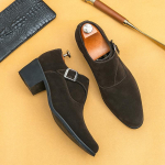 Madingi Madingi ir stilingi vyri&scaron;ki auk&scaron;tį didinantys batai Laisvalaikio Verslo Biuro Darbo Pasimatymo Vestuvių Vyri&scaron;ki dizainerio stiliaus batai 43 ruda