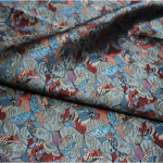 100x75cm Kinų Tradicinis &Scaron;ilkinis Žakardinis Audinys, Čongsam Suknelė, Kostiumai Drabužiai, PASIDARYK PATS Siuvimo Audinys, Drugelio Ra&scaron;tas 100x75cm raudona