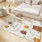 Vaikų žaidimų kilimėlis Neslystantis flanelinis kilimas vaikų kambariui Namai Svetainė Miegamasis Virtuvė Kilimėlis Plaunamas ma&scaron;ina grindų kilimėlis 140x200cm-55x79in