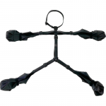 &Scaron;unų kabyklos Batai Neper&scaron;lampami Neslystantys Naminiai gyvūnai Letenos Apsauga Reguliuojami vaik&scaron;čiojimo batai Bateliai &scaron;uniuko pėdų užvalkalai Lauko reikmenys XS juoda