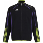 Adidas F50 Speed Spike raidės logotipas spausdinimas ilgomis rankovėmis retro sportinė striukė su stovinčia apykakle vyri&scaron;ka striukė juoda IY3831 M