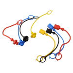 Greito sujungimo dulkių dangtelis Lengvas montavimas Hidraulinis 1/4