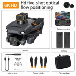2025 Naujas P8 Pro GPS Dronas 8K 5G Be&scaron;epetėlis Variklis Profesionalus Kliūčių Vengimas Be&scaron;epetėlis Variklis Orinės Fotografijos Orlaivis Dovanos Žaislai Black6KBag2B
