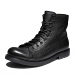Whoholl Prekės ženklo Odiniai Vyri&scaron;ki Ankle Boots Lauko Atsitiktiniai Batai Lengvi Dizainerio Vyri&scaron;ki &Scaron;ilti Darbiniai Batai Klasikiniai Rankų Darbo Batai 2024 46 juoda