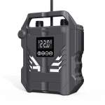 22PSI auk&scaron;to slėgio irklentės siurblys, ne&scaron;iojamas automobilio elektrinis oro kompresorius, skirtas pripučiamai valčiai baidarių palapinės baseino stovinčiam irklui pilka