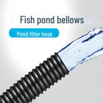 Akvariumo filtro žarna: Mažo skersmens gofruotas guminis vamzdis siurbliams ir rezervuarams 20 caliber, 1 meter