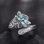 Aksesuarai, Vintažinis Asmenybė Bohemi&scaron;kas Turkio Laumžirgis Saulėgrąža Lady Apsiaustas Žiedas opening adjustable