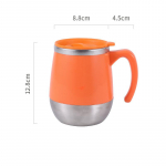 500 ml dvigubas sieninis termopuodelis su dangteliu nerūdijančio plieno alaus puodeliai kelioniniai kempingai Ne&scaron;iojami arbatos vandens puodeliai virtuvės gėrimai 500ml