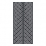 Žieminė izoliuota durų uždanga Magnetinė, atspari vėjui, vandeniui nepralaidi garsui, stora dygsniuota terminė danga, &scaron;ilumą izoliuojanti durų uždanga S kava