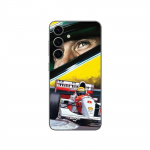 Coque Samsung Galaxy S25 F1 Ayrton Senna Mclaren Legend Formule 1 Maniacase juoda