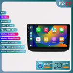 Hizpo 10,1 colio QLED ekranas 2 din Android automobilio radijo daugialypės terpės vaizdo grotuvas, skirtas Skoda Fabia 2 2007&ndash;2014 GPS Navi Carplay AutoIntelligent 4G RDS WIFI P2CP 4Core 2G 32G AI