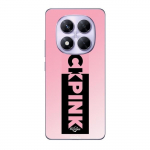 Coque - Maniacase - Xiaomi Redmi Note 14 Pro 5G - Logo Blackpink - Souple - Rose et noir juoda