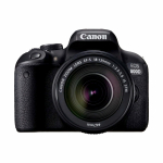 Canon EOS 800D DSLR fotoaparatas + EF-S 18-135mm f3.5-5.6 IS STM priartinantis objektyvas juoda