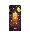 Coque - Maniacase - Samsung Galaxy S24 FE - Silicone - Souple - Encanto bougie magique juoda