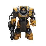 JoyToy Warhammer 40K Imperatori&scaron;kųjų Kum&scaron;čių Legiono Kataphracti Terminatorių Korpusas Kataphracti su Sunkiojo Liepsnosvaidžiu Masto Figūrėlė 118 brown