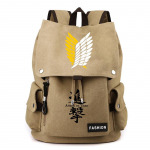 Attack on Titan Laisvės Sparnai Drobės Kuprinė - Anime Mokyklinė Kuprinė Studentams Drawstring Bag