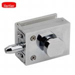 Stiklo durų skląstis - Vienų durų grindų užraktas voniai ar tualetui