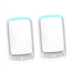 2 Pieces Ion Air Purifier for Home Office Plug in Pets Smell Bedroom Dust