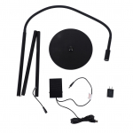 Blakstienų priauginimo UV lempa su kojiniu valdymo pulteliu Padidinkite blakstienų ilgaamži&scaron;kumą Reguliuojama lanksti kakliukas UV