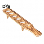 Vyno taurių stovas 6 mažoms vyno taurėms Medinis vyno laikiklis &Scaron;otų padėklas viskiui, degtinei, tekilai Geras pagalbininkas vakarėliams, namų barui, restoranui