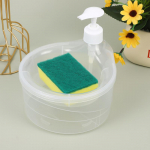 Virtuvinis ploviklio dozatorius Muilo laikiklis preso tipas Automatinis skysčių i&scaron;leidimo dėžutė Virtuvės priedai Indaplovės &scaron;epečių derinys