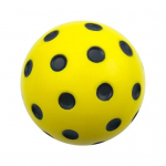 Putų Piklbolo Treniruočių Kamuoliukai Tyliai Atsi&scaron;okinėjantys Kamuoliukai Treniruotėms Varžyboms Didelio Tankio Putų Piklbolo Kamuoliukai Saugiam Žaidimui 70mm geltona