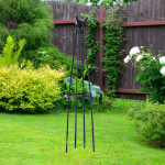 Laipiojančių augalų atrama sodo naudojimui, pasižyminti erdvės efektyvumu Flower bud decor
